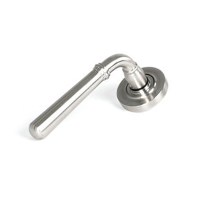From The Anvil Satin Marine SS (316) Newbury Lever on Rose Set (Plain) - Unsprung