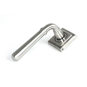 From The Anvil Satin Marine SS (316) Newbury Lever on Rose Set (Square) - Unsprung