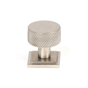 From The Anvil Satin SS (304) Brompton Cabinet Knob - 25mm (Square)