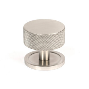 From The Anvil Satin SS (304) Brompton Cabinet Knob - 38mm (Plain)