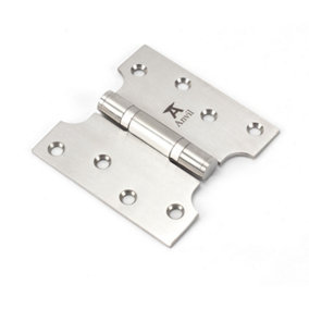 From The Anvil Satin SS 4 Inch x 2 Inch x 4 Inch  Parliament Hinge (pair)