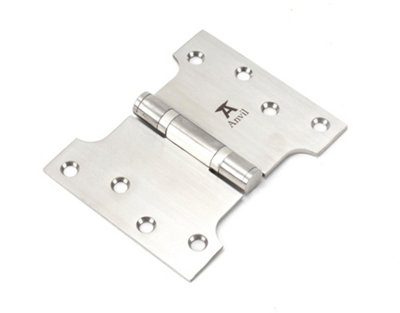 From The Anvil Satin SS 4 Inch x 3 Inch x 5 Inch  Parliament Hinge (pair)