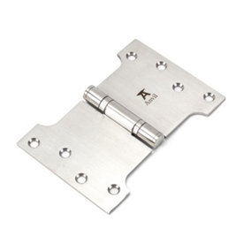 From The Anvil Satin SS 4 Inch x 4 Inch x 6 Inch  Parliament Hinge (pair)