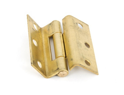 From The Anvil Self Coloured Brass 2.5 Inch (pair) Stormproof Hinge 1951
