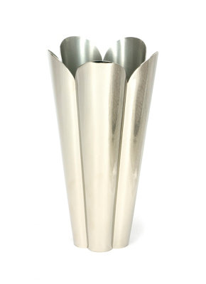 From The Anvil Smooth Nickel Flora Vase