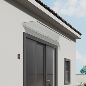 Front Door Canopy Outdoor Awning Rain Shelter Waterproof Rain Shelter Cover Window Garden Canopy Patio Porch Awning