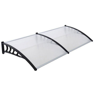 Front Door Canopy Porch Rain Protector Awning Lean-To Roof Shelter 80 X 240cm