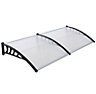 Front Door Canopy Porch Rain Protector Awning Lean-To Roof Shelter 80 X 240cm