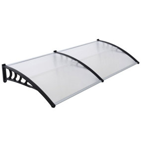 Front Door Canopy Porch Rain Protector Awning Lean-To Roof Shelter 80 X 240cm