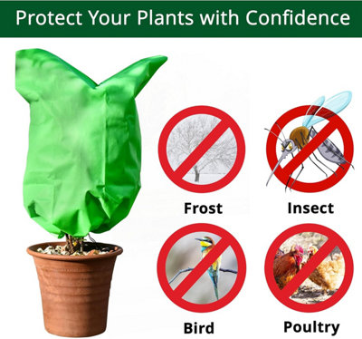 Frost Protection Jackets for Plants 2 Pack Breathable Plant