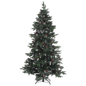 Frosted Christmas Tree 210 cm Green DENALI