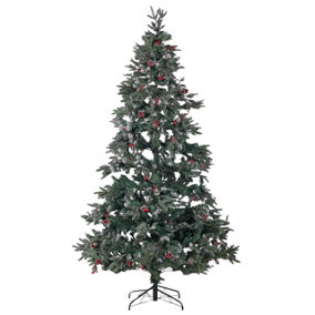 Frosted Christmas Tree 240 cm Green DENALI