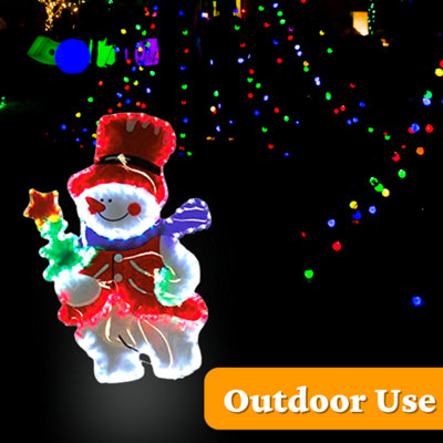 Frosty Snowman LED Rope Light Decoration - 9