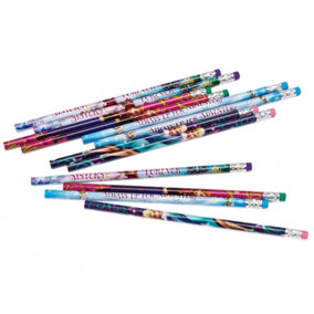 Frozen Characters Pencil With Eraser (Pack of 12) Multicoloured (One Size)