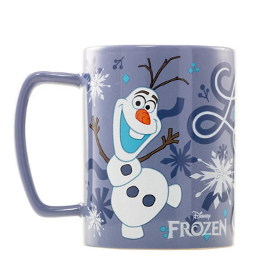 Frozen Fluffy Olaf Ceramic Mug Blue/White (One Size)