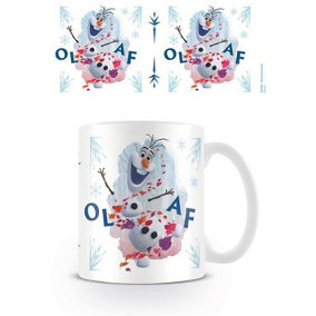 Frozen II Jump Olaf Mug White/Blue (One Size)