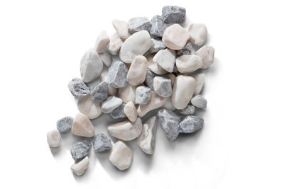 Frozen Pink Bulk Bag 850 kg - 20-40 mm Pink/White/Grey Premium Pebbles - L10 x W10 x H8 cm - 3