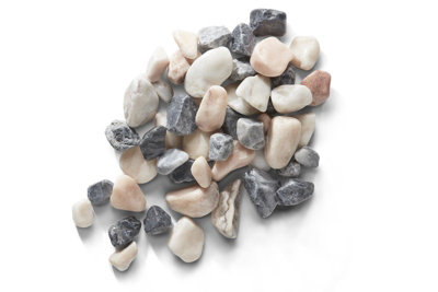 Frozen Pink Bulk Bag 850 kg - 20-40 mm Pink/White/Grey Premium Pebbles - L100 x W100 x H80 cm