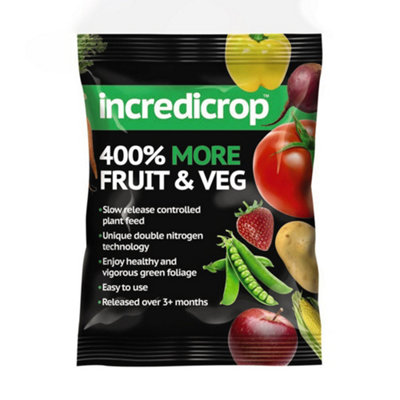 Fruit and Vegetable Plant Fertiliser-  Incredicrop 100g x 1 Unit