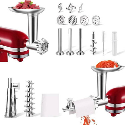 Fruit and Vegetable Strainer Set with Food Grinder Attachment for Stand ...