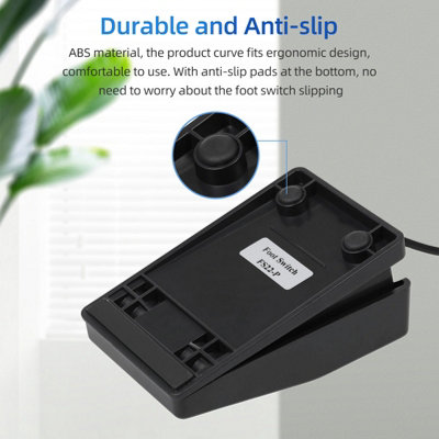 FS22-PM USB Single Foot Switch Multifunctional Customized Foot Pedal Mechanical Switch for Image Acquisition Music Game Control