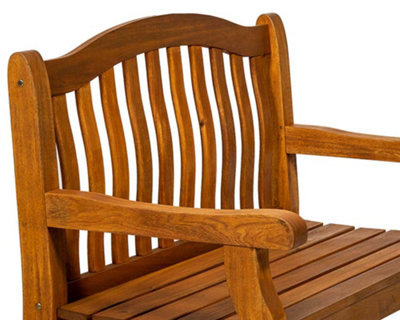 FSC 1 Lytham 2 Seater Acacia Bench - 4