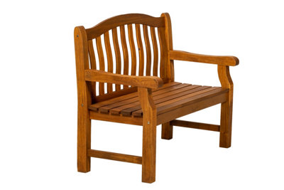 FSC 1 Lytham 2 Seater Acacia Bench - 7