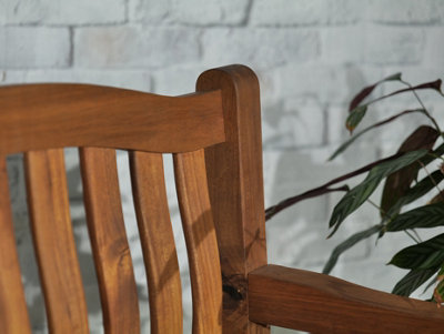 FSC 1 Lytham 2 Seater Acacia Bench - 8