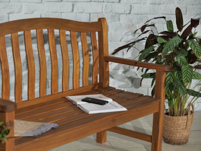 FSC 1 Lytham 3 Seater Acacia Bench - 4