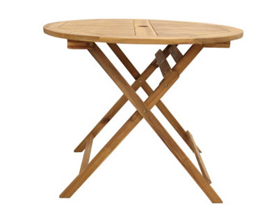 FSC MANHATTAN 4 Seater Dining Set  90cm Folding Manhattan Table with 4 Manhattan Folding Armchairs - 8