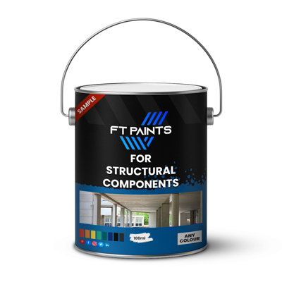 FT Paints 100 ml Sample Water-Based Polyurethane Paint for Structural ...