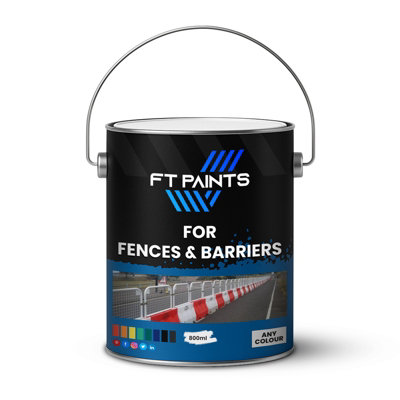 FT Paints 1L Kit Semi-Gloss Enamel Paint For Fences & Barriers- RAL ...