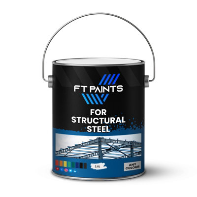 FT Paints 2.7 L Kit Topcoat Satin-Matt Paint for Structural Steel-RAL ...