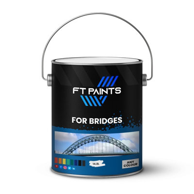 View of FT Paints 21.9L Kit Epoxy Mica Paint with Matt Finish for Bridges- RAL ...