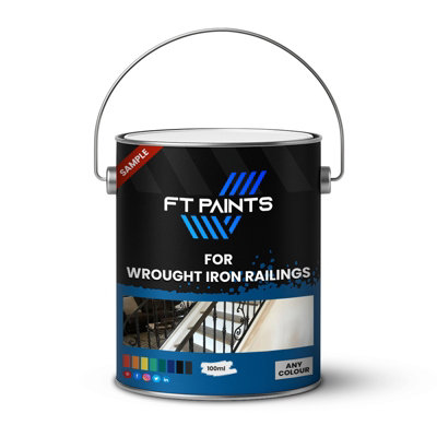 FT Paints Sample 100ml 2K Anti-Rust Metal Paint For Wrought Iron ...
