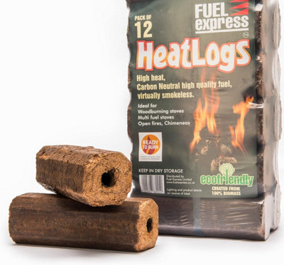 Fuel Expres High Energy Heat Logs (Pack of 12)