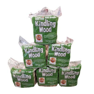 Fuel Express Ready to Burn Kindling Sticks - 6 x 2.5KG Bag (Total 15KG)