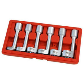 Fuel Injector Line Socket Set 1/2" Dr 12,14,16,17,18,19 Open Ended Spanner CT3954