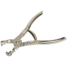 Fuel Line Pliers - Rotating Spring Loaded Jaws - Suitable for  Group Vehicles