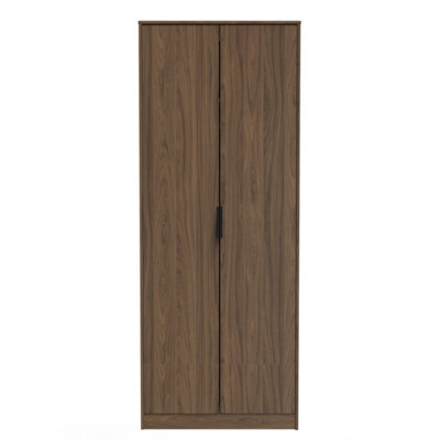 Fuji 2 Door Wardrobe in Carini Walnut (Ready Assembled)