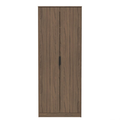 Fuji 2 Door Wardrobe in Carini Walnut (Ready Assembled)