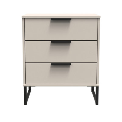 Fuji 3 Drawer Chest in Kashmir Matt (Ready Assembled)