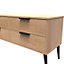 Fuji 4 Drawer Bed Box in Nebraska Oak (Ready Assembled)