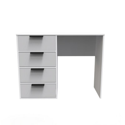 Fuji 4 Drawer Vanity in Grey Matt & White (Ready Assembled)