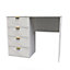 Fuji 4 Drawer Vanity in Marble (Ready Assembled)