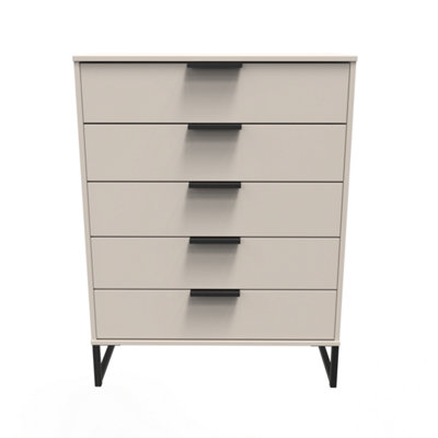 Fuji 5 Drawer Chest in Kashmir Matt (Ready Assembled)