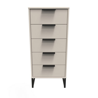 Fuji 5 Drawer Tallboy in Kashmir Matt (Ready Assembled)