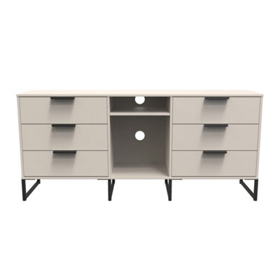 Fuji 6 Drawer Sideboard in Kashmir Matt (Ready Assembled)