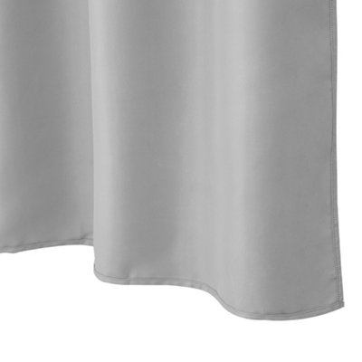 Full Blackout Gazebo Curtains Thermal Eyelet Waterproof Blackout Curtains 132 x 274cm Grey 1 Panel - 4