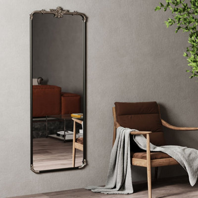 Full body wall mirror for bedroom glass gym mirrors for home long wall